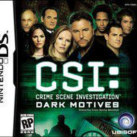 CSI Dark Motives - Nintendo DS