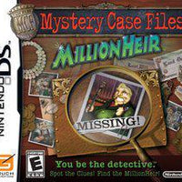 Mystery Case Files MillionHeir - Nintendo DS