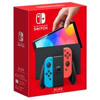 Nintendo Switch OLED with Blue and Red Joy-Con - Nintendo Switch
