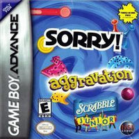 Aggravation / Sorry / Scrabble Jr - GameBoy Advance - Cartridge Only