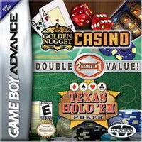 Texas Hold 'em Poker / Golden Nugget Casino - GameBoy Advance - Cartridge Only