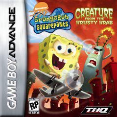 SpongeBob SquarePants Creature from Krusty Krab - GameBoy Advance - Cartridge Only