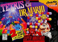 Tetris and Dr. Mario - Super Nintendo - Cartridge Only