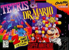 Tetris and Dr. Mario - Super Nintendo - Cartridge Only