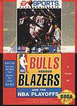 Bulls Vs Blazers and the NBA Playoffs - Sega Genesis - Cartridge Only